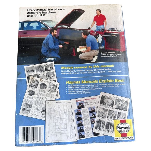 Vtg Haynes Automotive Repair Manual General Motors 1982-1994 - Picture 2 of 6